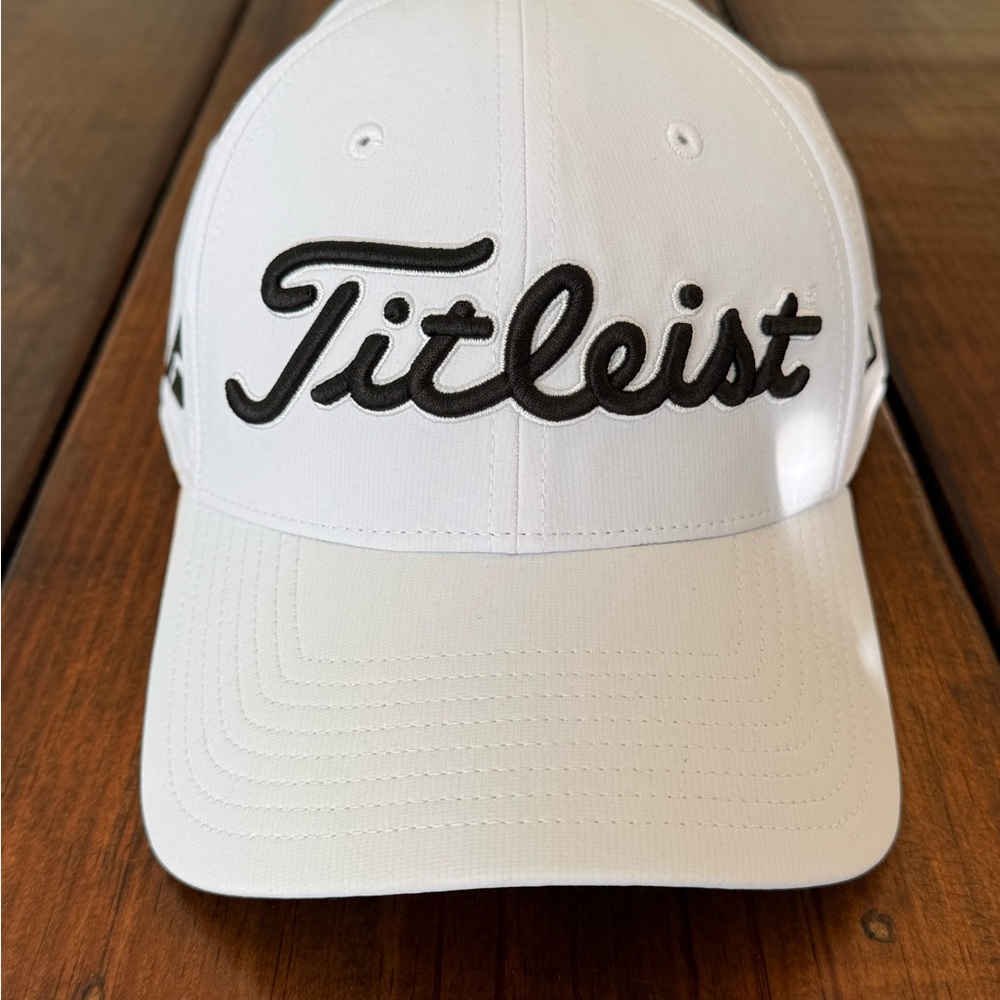 Titleist White and Black Golf Cap